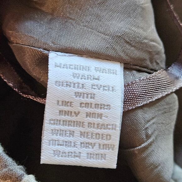 Charter Club Womens Linen Cotton Blend Maxi Skirt Size 18W Cottage Floral - Picture 5 of 11